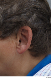 Ear Woman White Overweight Street photo references